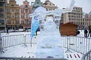 Ledové sochy v Plzni 26.1.2019