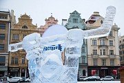 Ledové sochy v Plzni 26.1.2019