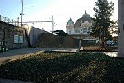 Najížděcí rampa a rekonstrukce sudých kolejí v Plzni 15. 4. 2013
