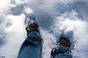 Boty plné sněhu...