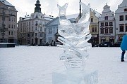 Ledová ZOO na plzeňském náměstí