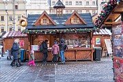 Adventní trhy na náměstí Republiky v Plzni