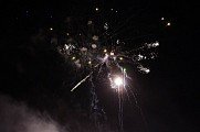Novoroční ohňostroj ve Spáleném Poříčí 1. 1. 2018