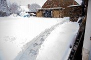 První větší sníh 21. 1. 2018
