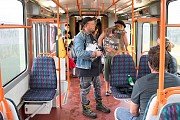 Punkový S.A.S. v tramvaji 13. 9. 2018