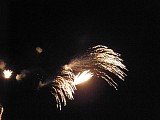 Novoroční ohňostroj ve Spáleném Pořičí 1. 1. 2013