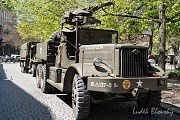Vojenský konvoj v Kopeckého sadech1