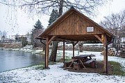 Opatský rybník - dřevěná pergola