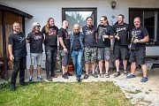Povídání a rozloučení před studiem