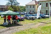 Skupinové fotografování, prohlídky vozů
