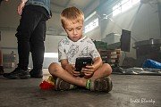 Kapela Chlíff při natáčení klipu