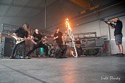 Kapela Chlíff při natáčení klipu