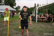 Soutěž 2. – nošení plastového vajíčka na lžíci