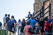 Prohlídka hradu, zámku a galerie Klenová, skupinové fotografování