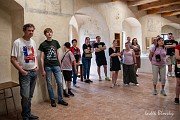 Prohlídka hradu, zámku a galerie Klenová, skupinové fotografování