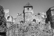 Prohlídka hradu, zámku a galerie Klenová, skupinové fotografování