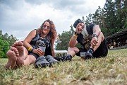 Ještě před startem sobotní části festivalu