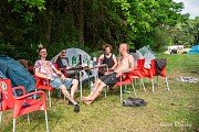 Balení a závěrečné foto v neděli ráno